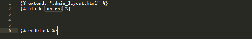 Admin Layout Preview